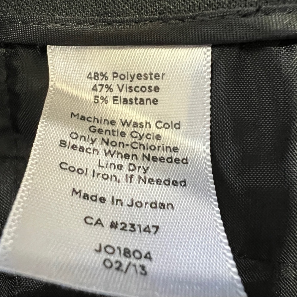 Talbots Womens Black Signature Work Wear Style Pants Size 6 Petite NWT - Picture 6 of 6